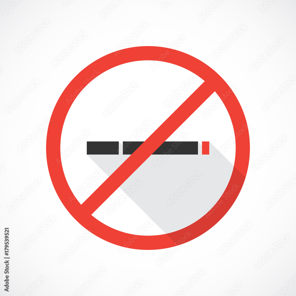 Vector no smoking sign Vector no smoking sign