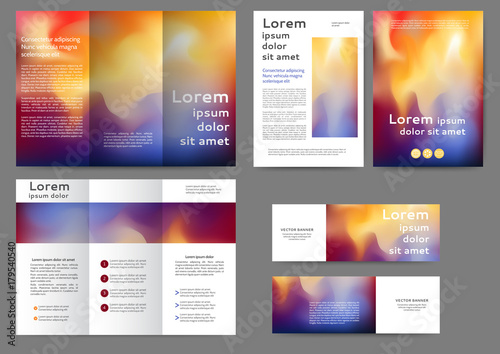 Abstract brochure template