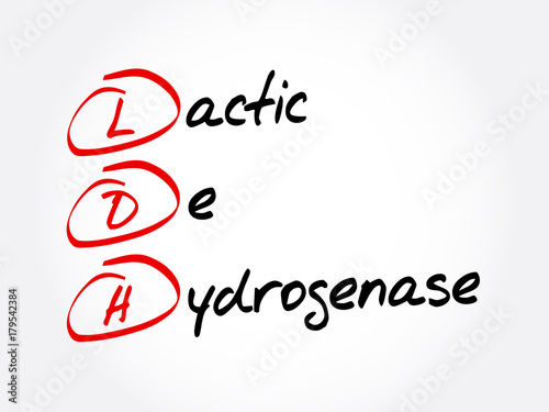 LDH - lactic dehydrogenase acronym, concept background