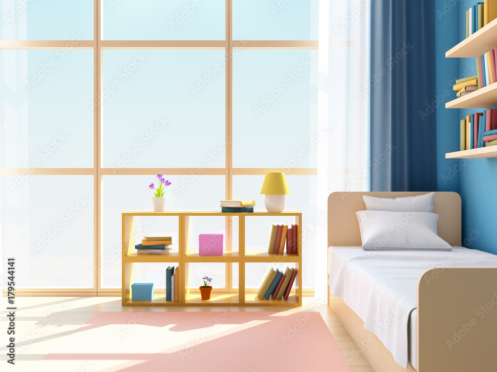 Fototapeta premium teen room japanese