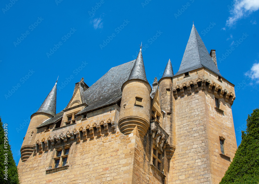 Saint Léon sur Vézère. Le château de Clérans. Dordogne. Nouvelle-Aquitaine