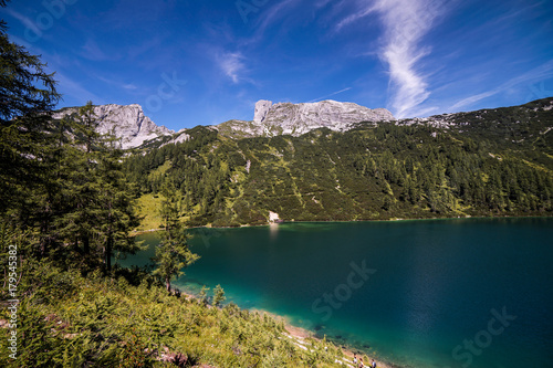 Fototapeta Naklejka Na Ścianę i Meble -  Austria Tauplitz Mountain lake