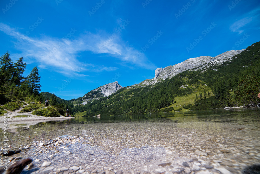 Austria Tauplitz Mountain lake