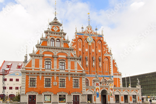 House of the Blackheads in the old Riga