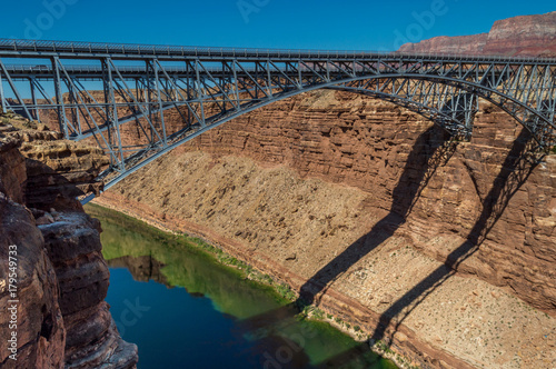 Navajo bridge over Colorado river photo