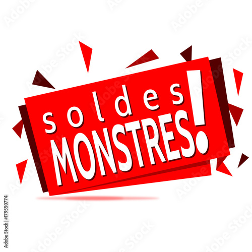 Bannière Soldes Monstres !