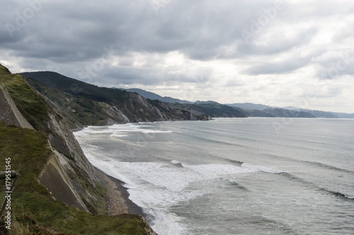 Spanien - Baskenland - Zumaia - Acantilado Flysch - Algorri