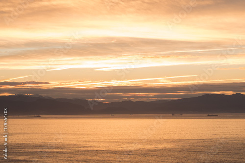 Beautiful sunset at beach © savantermedia