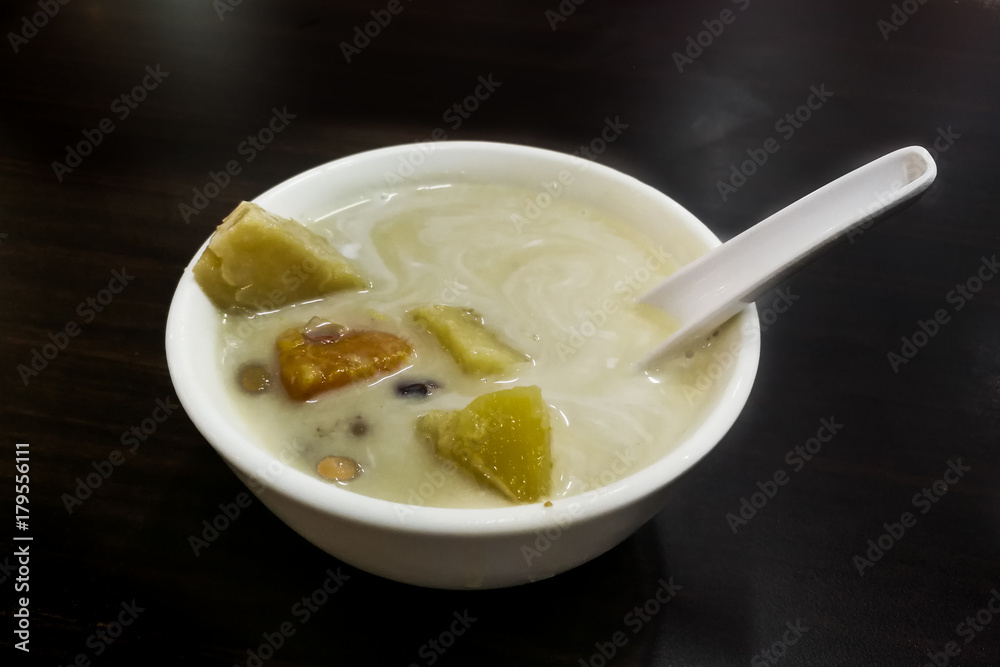 Bubur Cha cha is popular nyonya dessert among Malaysian food Bubur Cha cha is popular nyonya dessert among Malaysian food