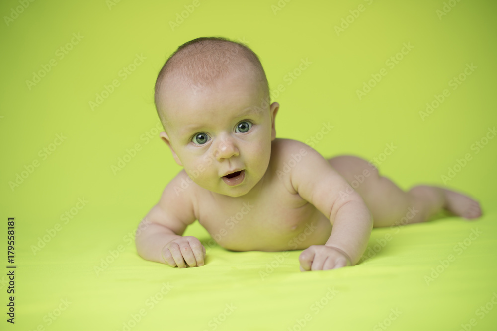 Crawling baby girl Crawling baby girl