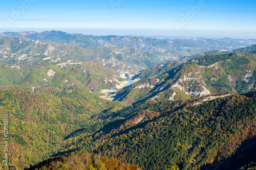 L'Appenino Romagnolo e la diga di Ridracoli