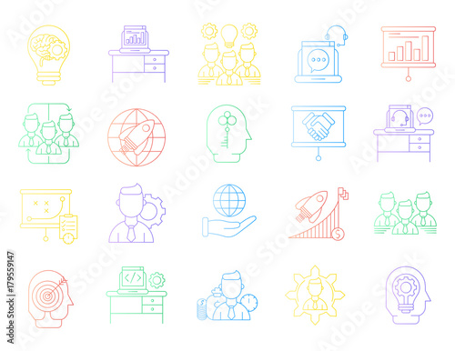 Corporate business icons