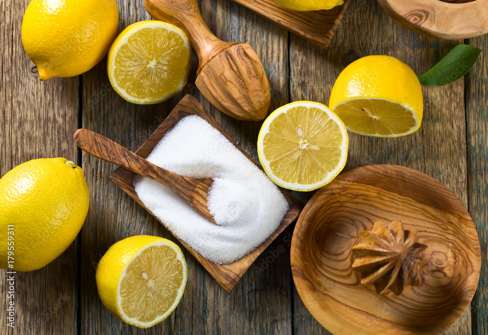 Juicy ripe lemons. Juicy ripe lemons.