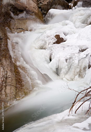 Iced River Long Exposure, Austria