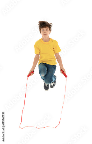 Boy Jumping Rope