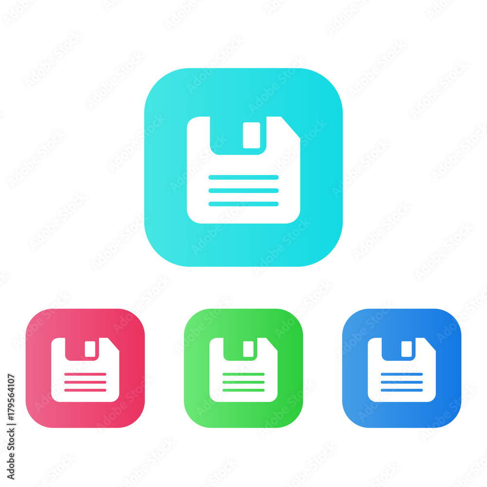 Four Colors - Flat App Icons Four Colors - Flat App Icons