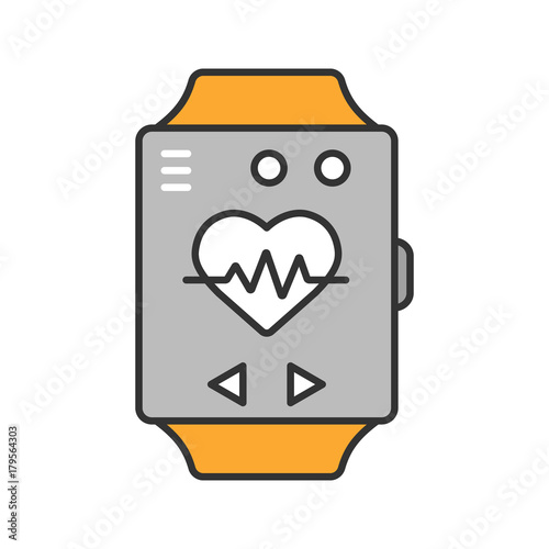 Sport bracelet color icon