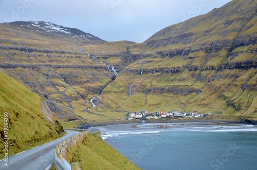 フェロー諸島 Faroe Islands ストレイモイ島 Streymoy Island チョルトゥナヴィーク Tjørnuvík