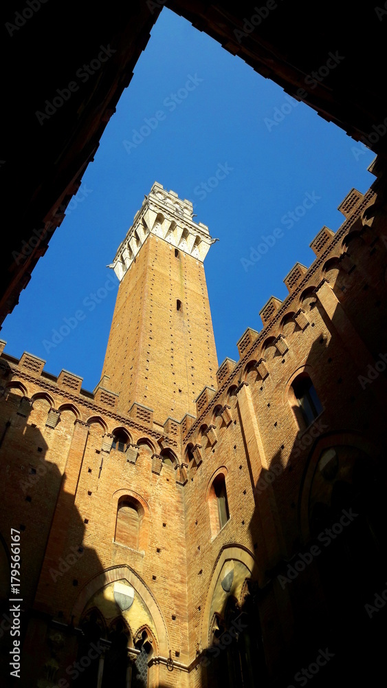 Torre del Mangia e Piazza del Campo