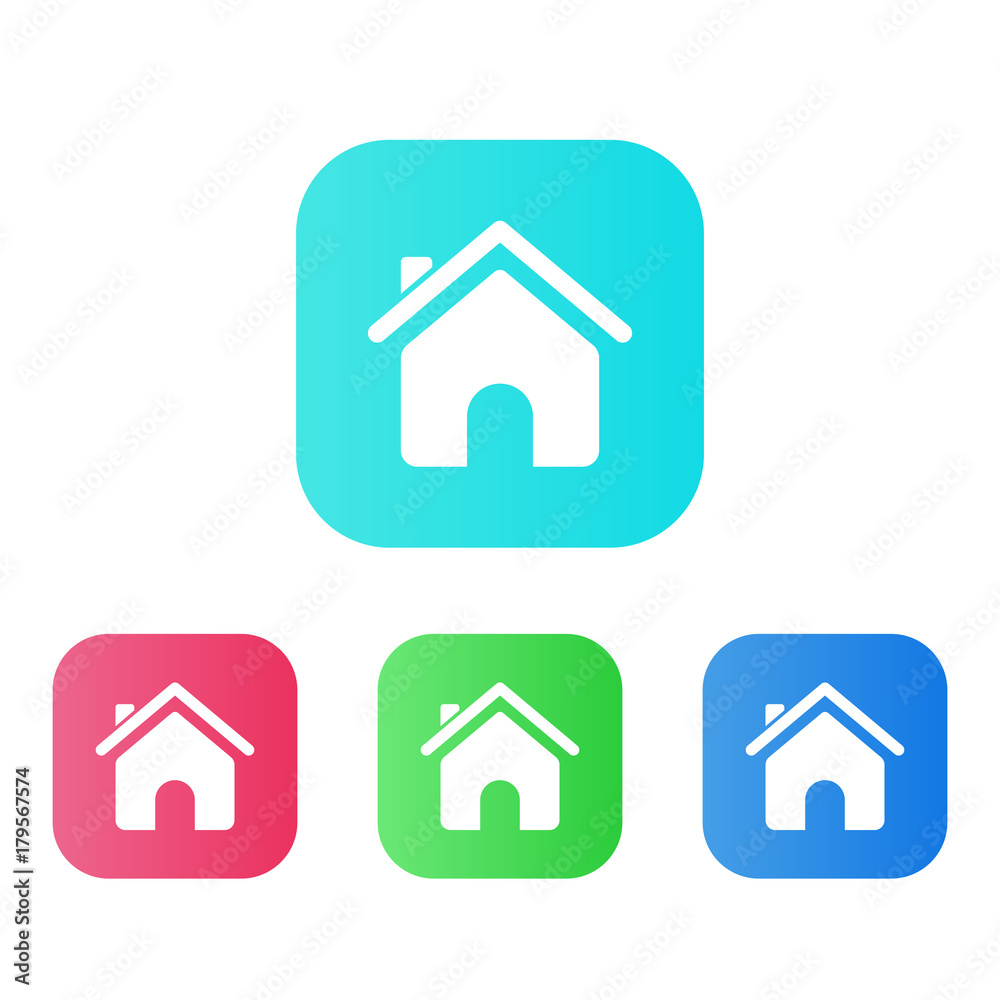 Four Colors - Flat App Icons Four Colors - Flat App Icons