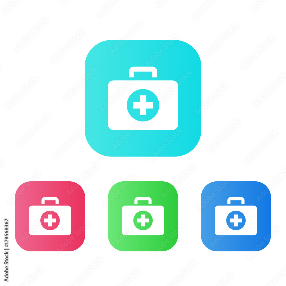 Four Colors - Flat App Icons Four Colors - Flat App Icons
