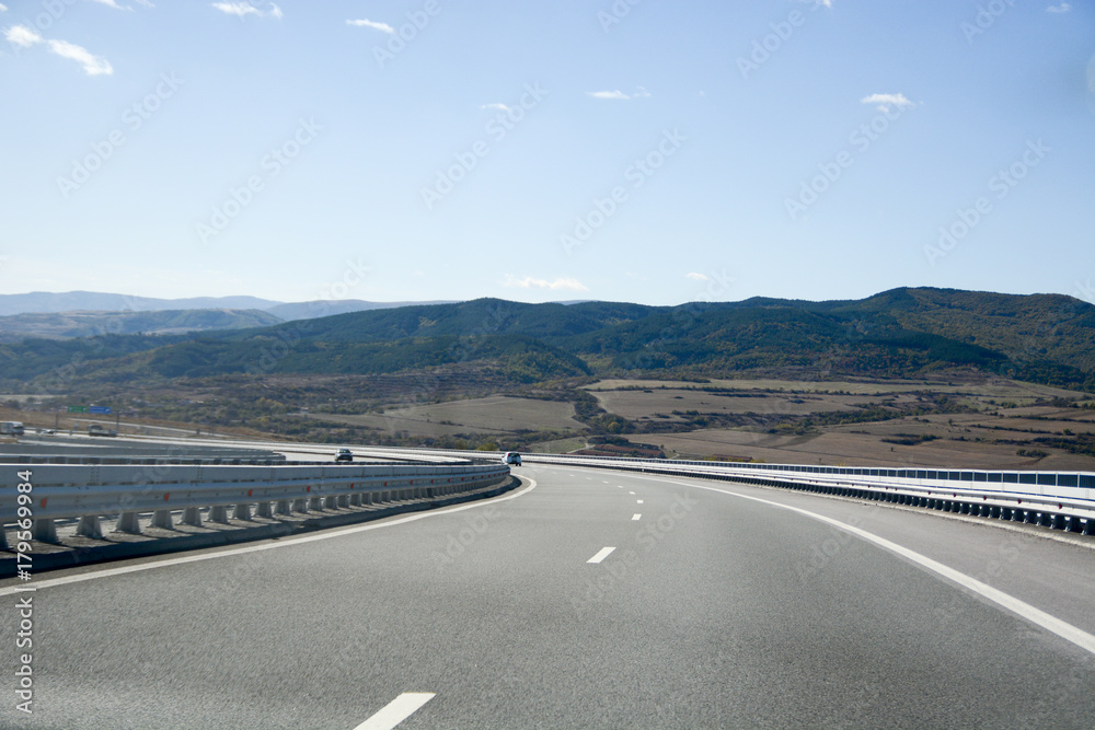 Fototapeta premium Road in Bulgaria