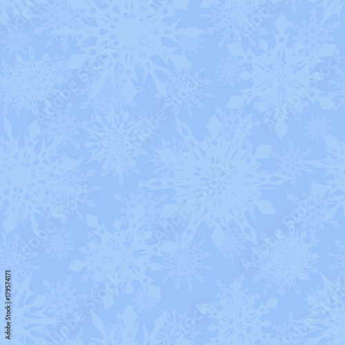 Snowflake seamless pattern. Happy New Year. Element for the New Year's design.