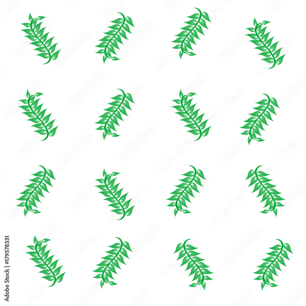 Green leaves Green leaves