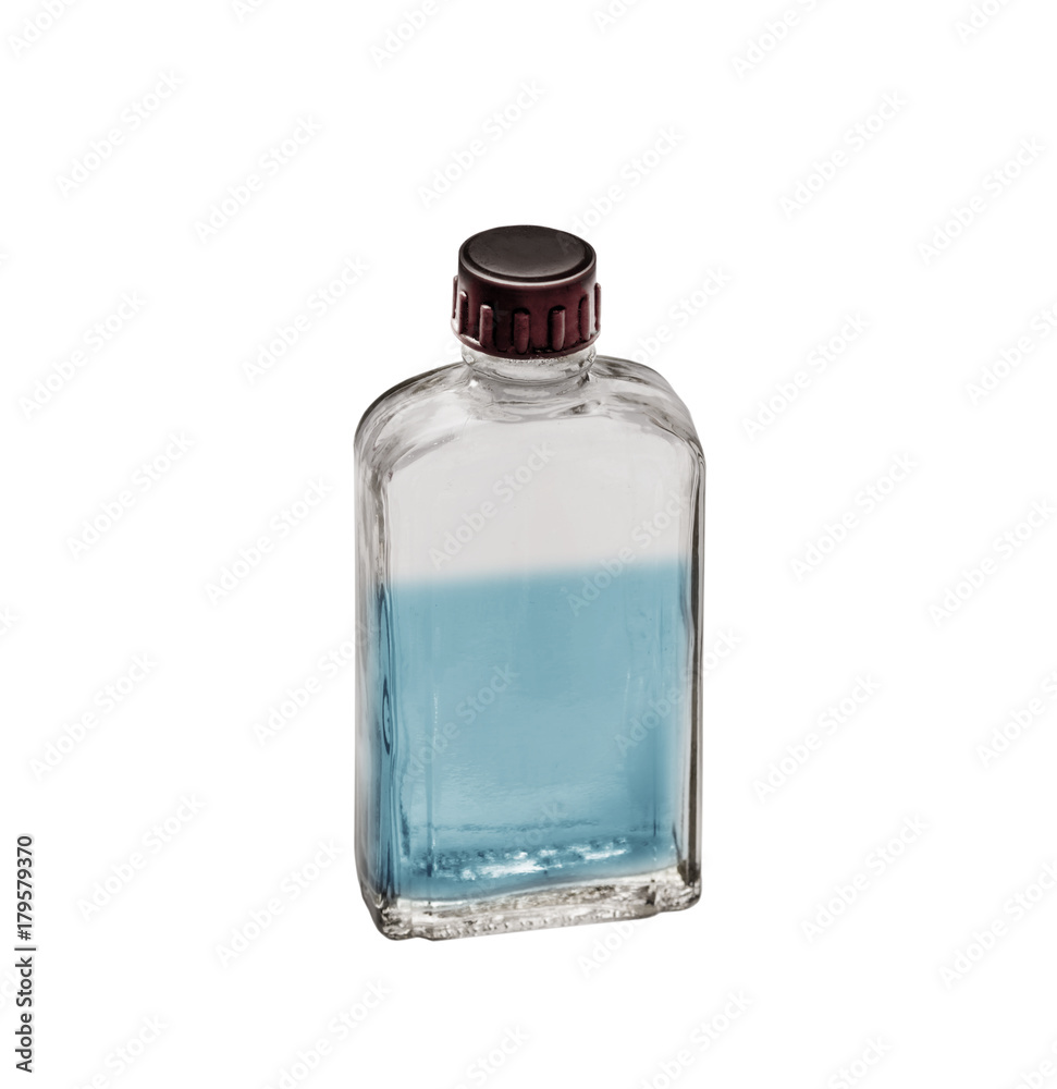 Bottle for perfume on a white background Bottle for perfume on a white background