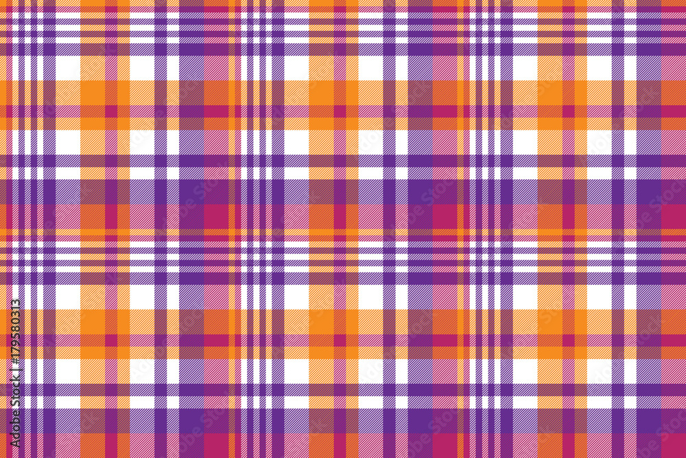 Pink orange plaid madras seamless pattern Pink orange plaid madras seamless pattern