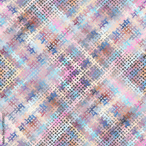 Seamless background pattern. Imitation of a texture of rough canvas painted with paint.