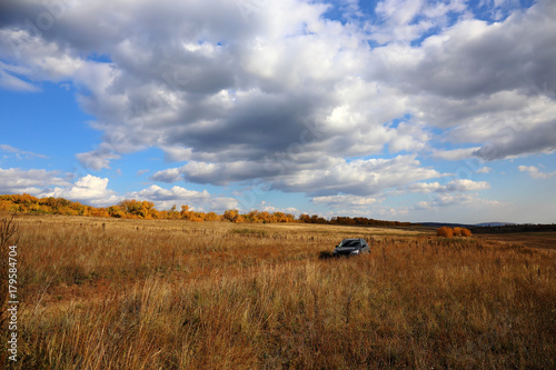 car on a rural road