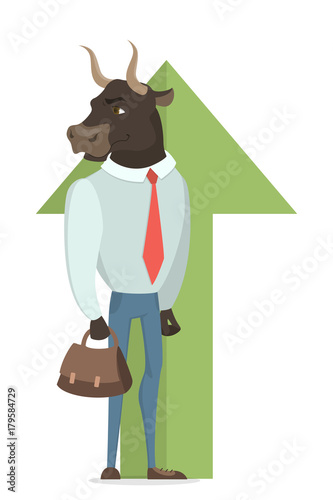 Bull stock market. © inspiring.team