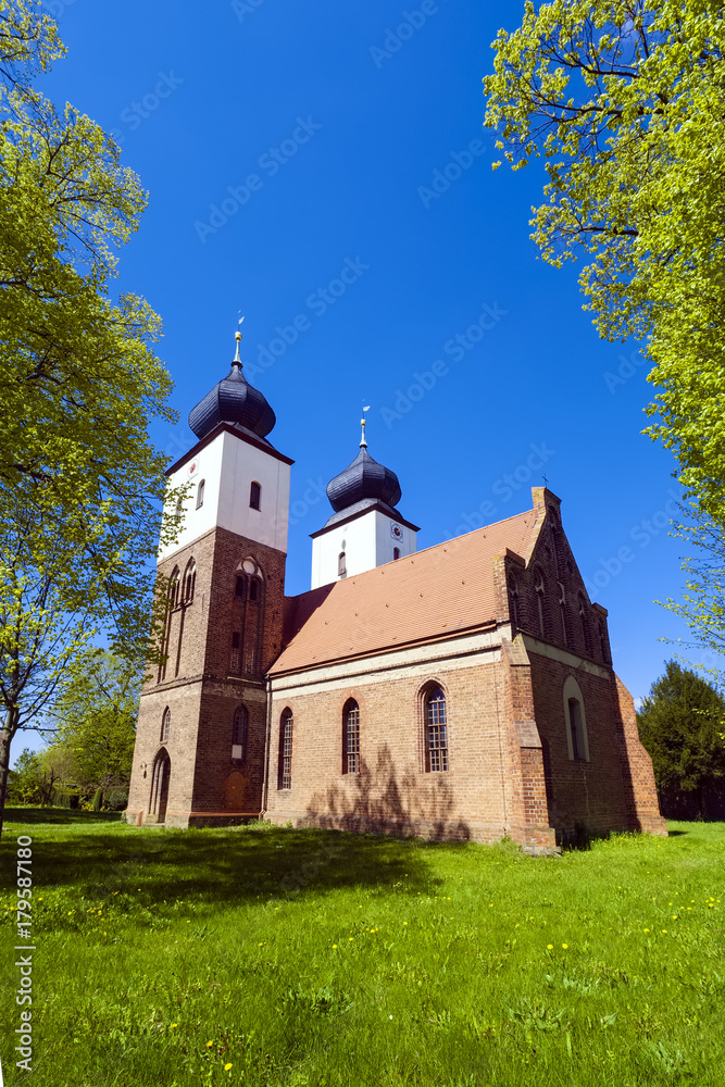 St.-Marien-Kirche in Tremmen, Brandenburg, Deutschland