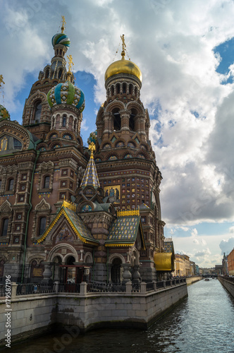 Cathedral of the resurrection savior on spilled blood saint petersburg