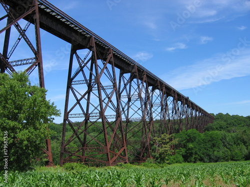An old train trestle in upstate New York