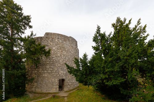 ruins of castle Karlstein near Bad Reichenhall
