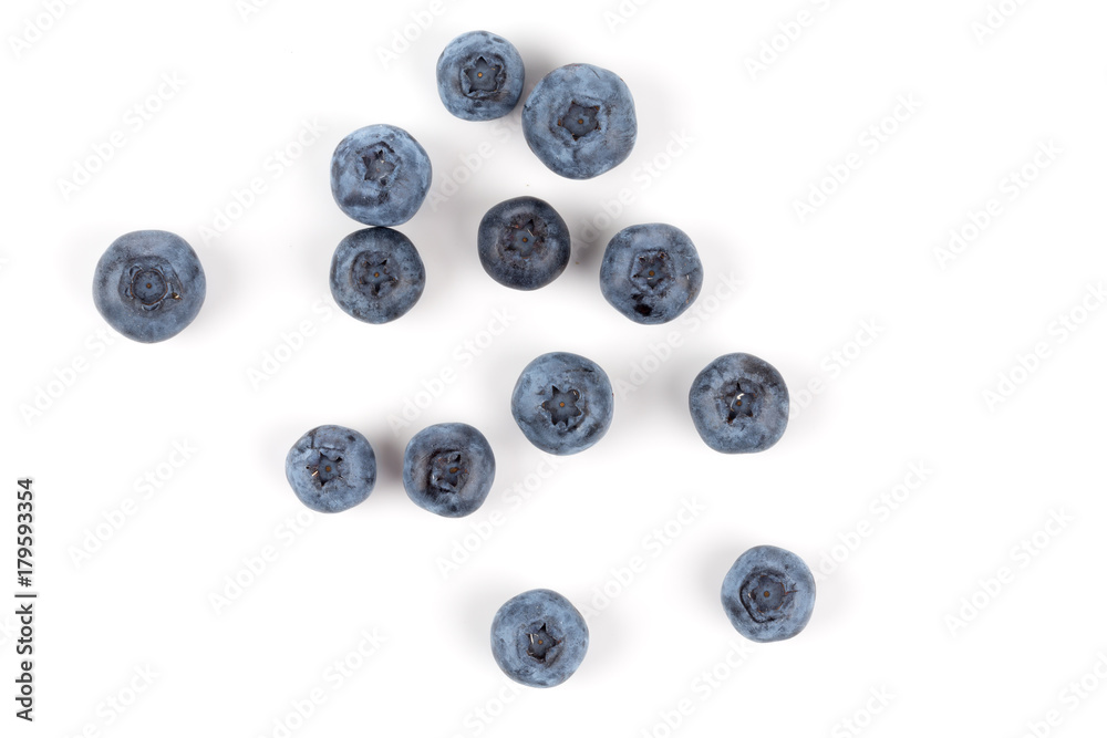blueberries isolated close up blueberries isolated close up