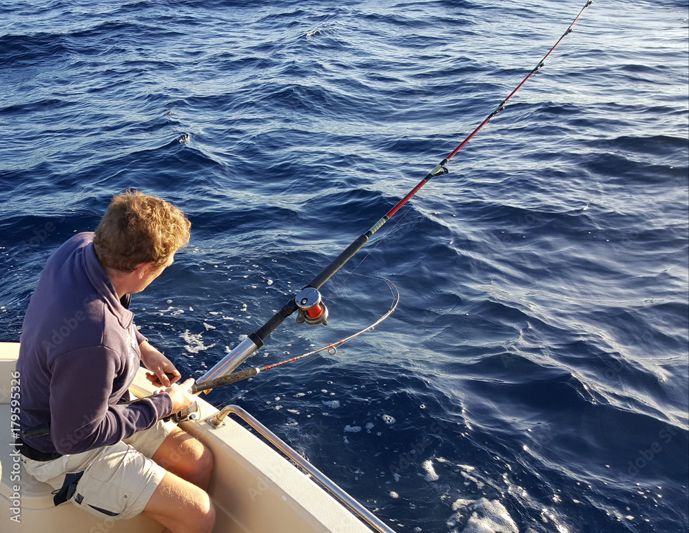 fisherman on the boat