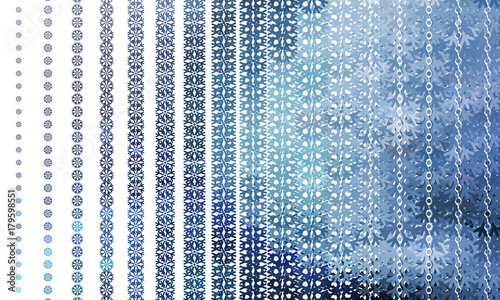 Wallpaper Mural Abstract winter background with snowflakes.  Torontodigital.ca