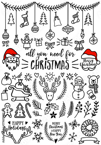 Christmas vector design elements