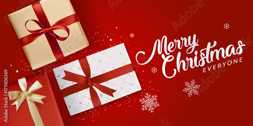 Christmas greeting card. Vector illustration concept for greeting cards, website and mobile banners, marketing material.