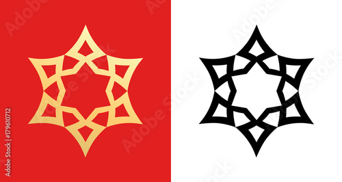 Set of Style Flat Wiccan Symbols