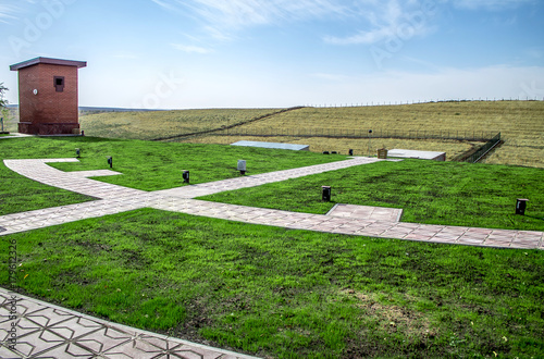 Fotografija Shooting range for shotgun shooting from a gun