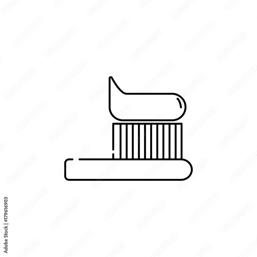 Toothbrush / tooth brush with toothpaste line art icon. Stomatology sign. Dental care symbol. Notebook, Calendar and Cogwheel signs. Download arrow web icon Toothbrush / tooth brush with toothpaste line art icon. Stomatology sign. Dental care symbol. Notebook, Calendar and Cogwheel signs. Download arrow web icon