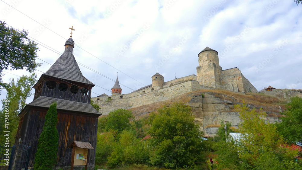 Kamieniec Podolski - an old medieval town full of monuments - castles of towers of the walls. It is an important tourist resort known in Poland and Ukraine especially by the famous castle.