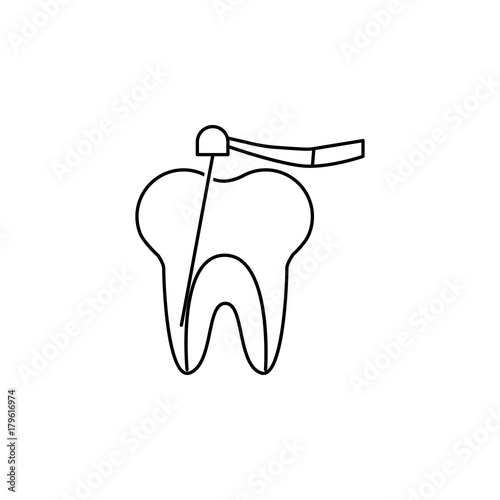 Dental Ultraviolet Curing Light Tool icon. Stomatology sign. Dental care symbol. Notebook, Calendar and Cogwheel signs. Download arrow web icon photo