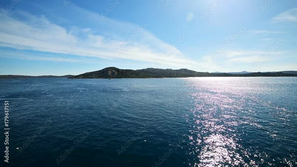 blue sea in Sardinia coastline, Italy blue sea in Sardinia coastline, Italy