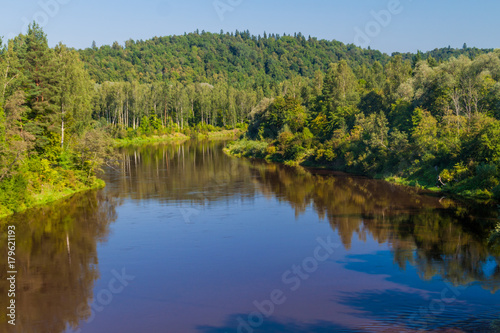 River Gauja in Gauja National Park  Latvia