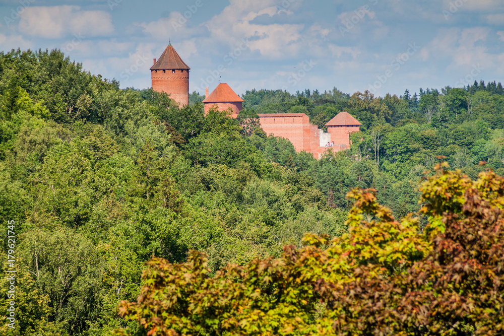 View of Turaida castle, Latvia